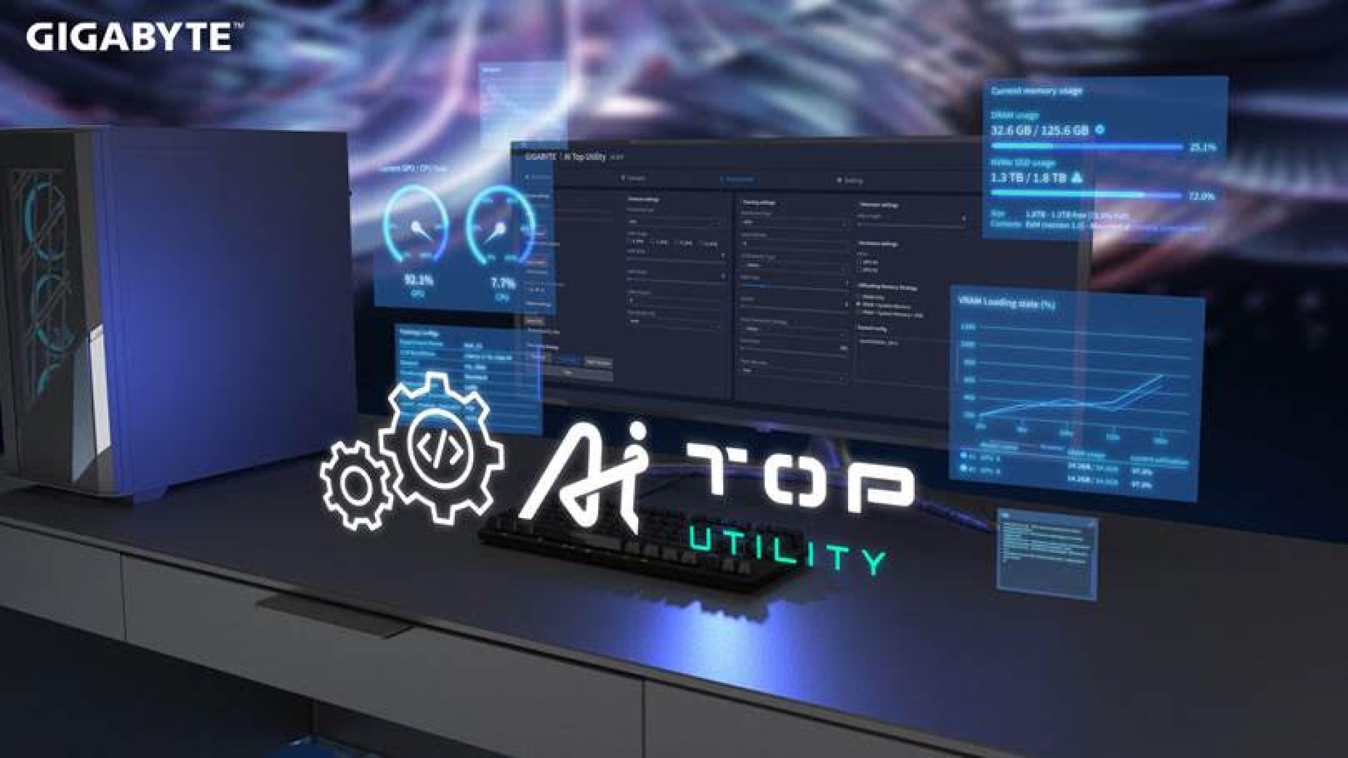 GIGABYTE Rivoluziona l'IA con la Nuova AI TOP Utility